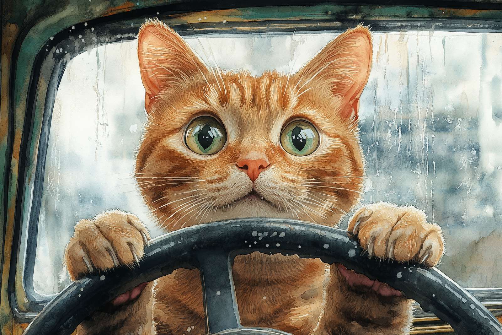 Cruisen met Catitude online puzzel