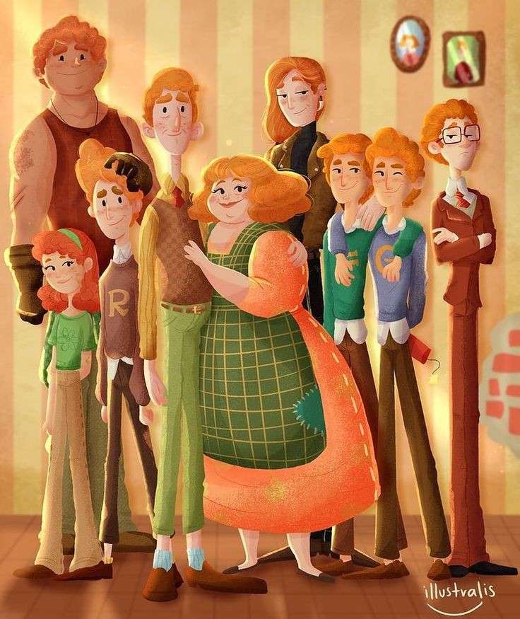 Família Weasley puzzle online