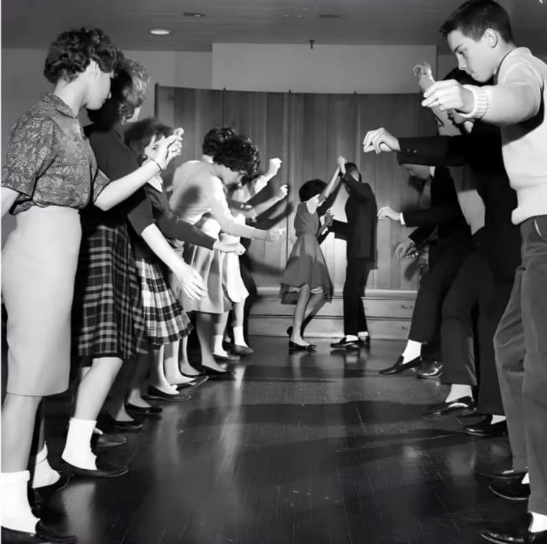 Dança popular dos anos 50 quebra-cabeças online