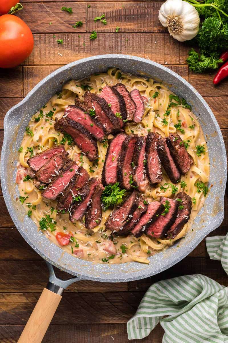 Steak Alfredo puzzle en ligne