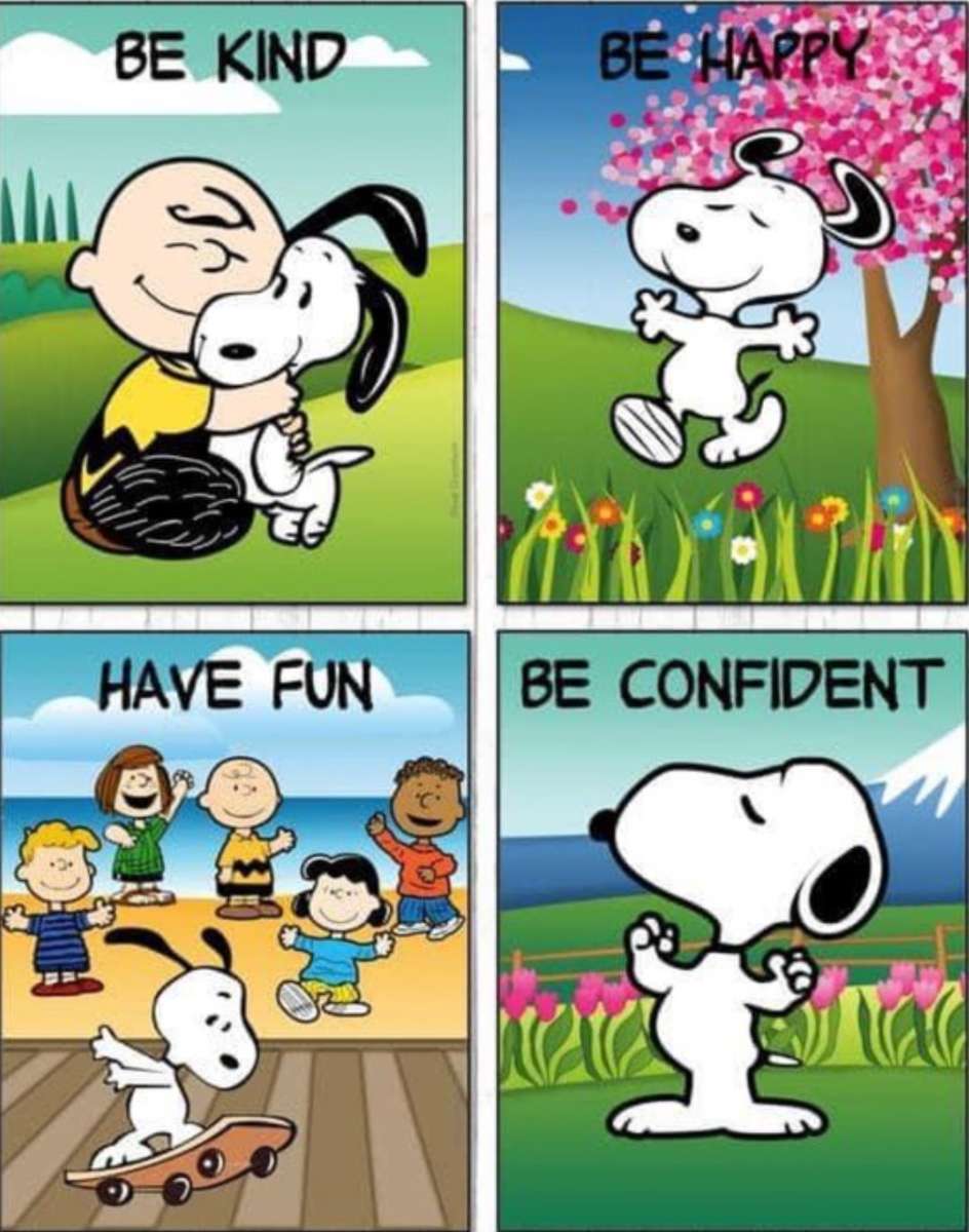 Sfatul bun al lui Snoopy. puzzle online