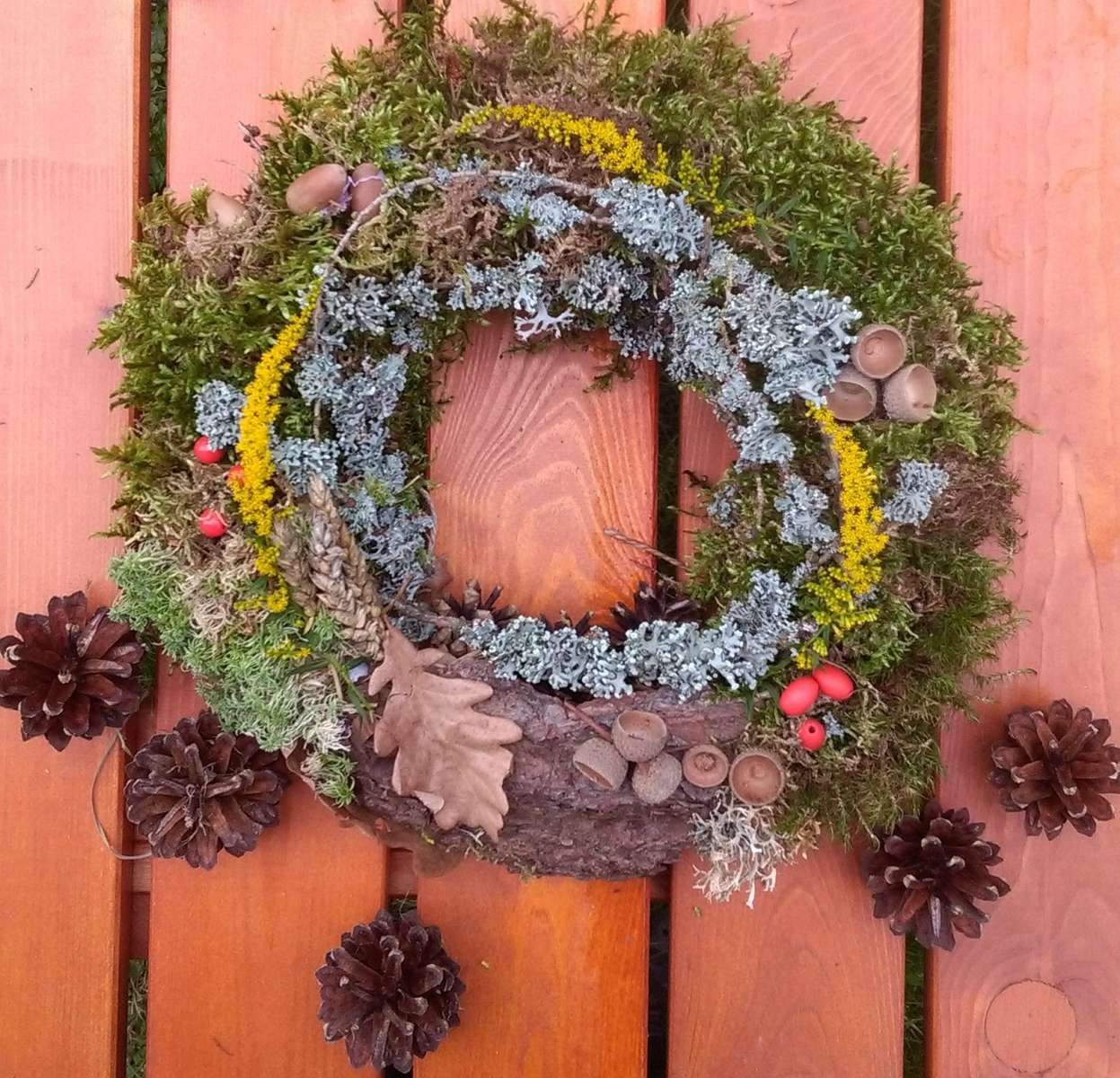 Autumn wreath jigsaw puzzle online