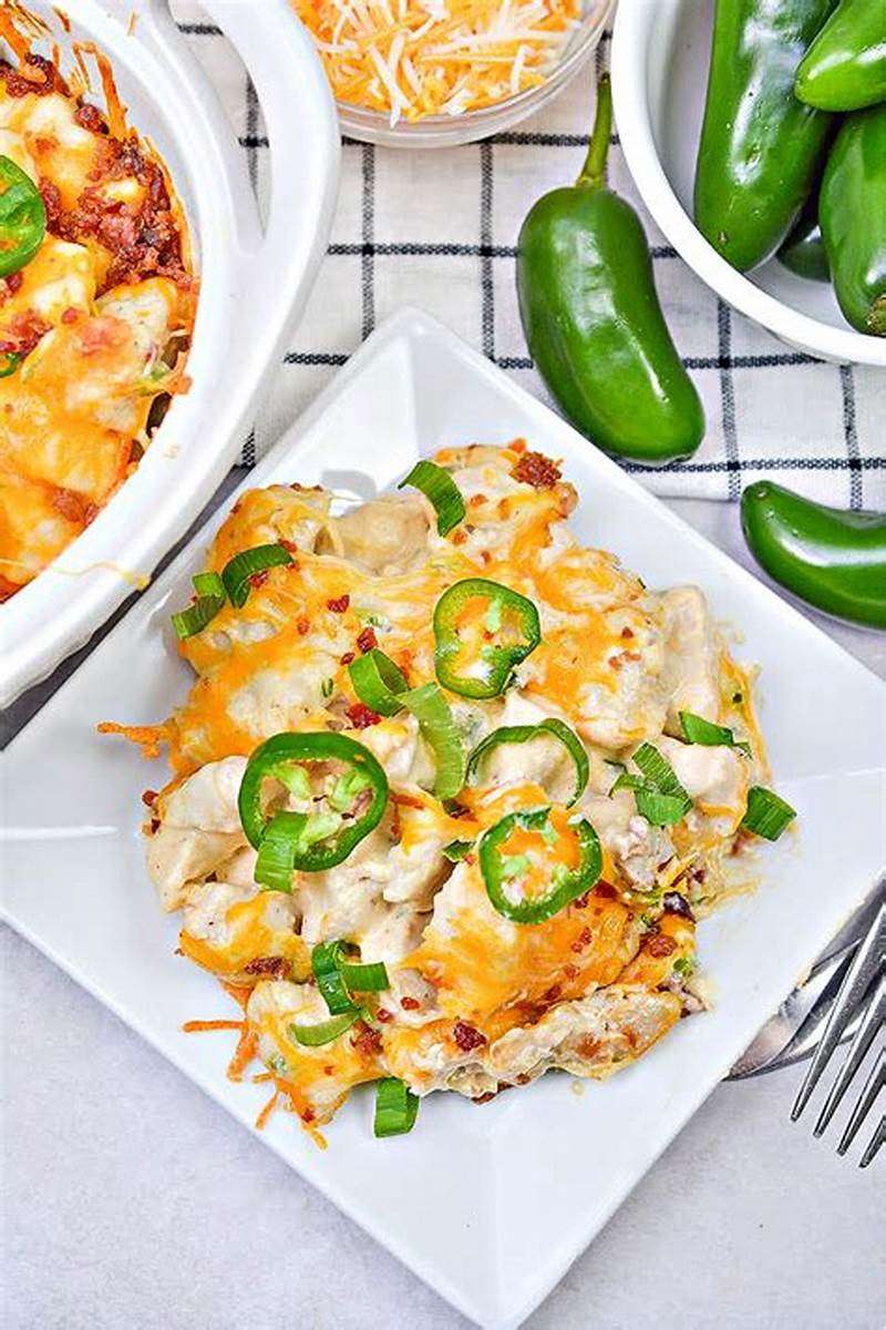 Casseruola di pollo jalapeno puzzle online