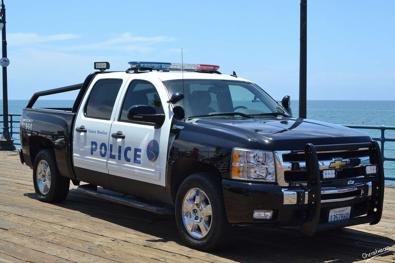 Vs, Santa monica, Politiewagen online puzzel