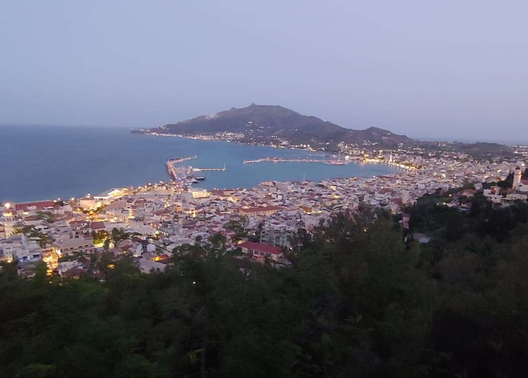 Vue de Zakynthos depuis Bohali puzzle en ligne