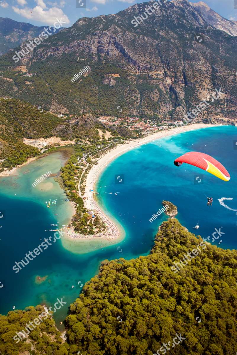 Vol en parapente, Fethiye, Turquie puzzle en ligne