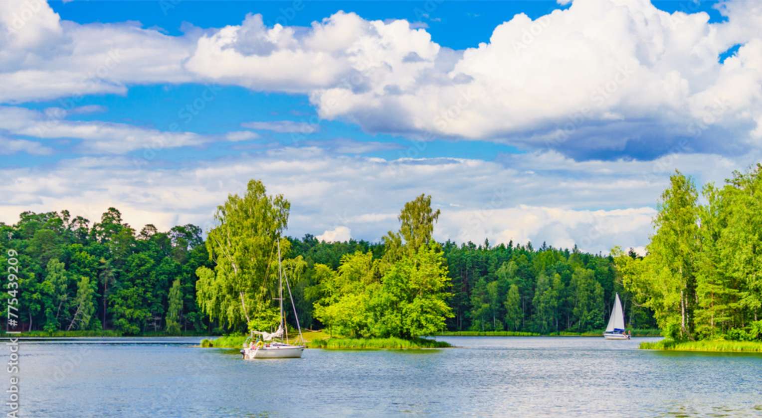 Lago Bory Tucholskie, Polonia puzzle online