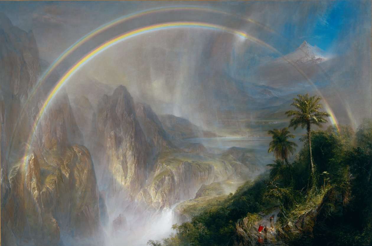 Esős ​​évszak a trópusokon, Frederic Edwin Church kirakós online