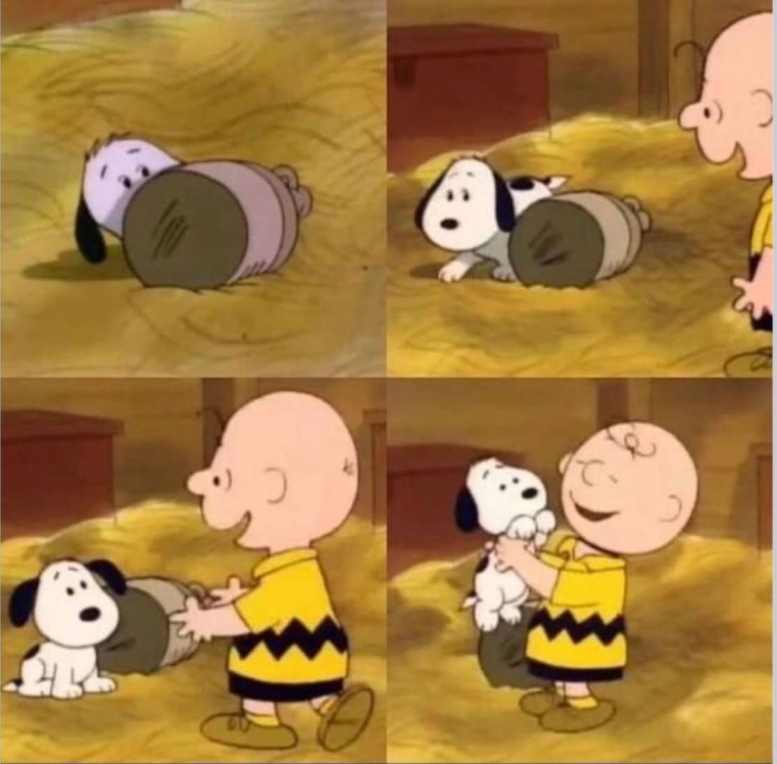 When Charlie brown met Snoopy online puzzle