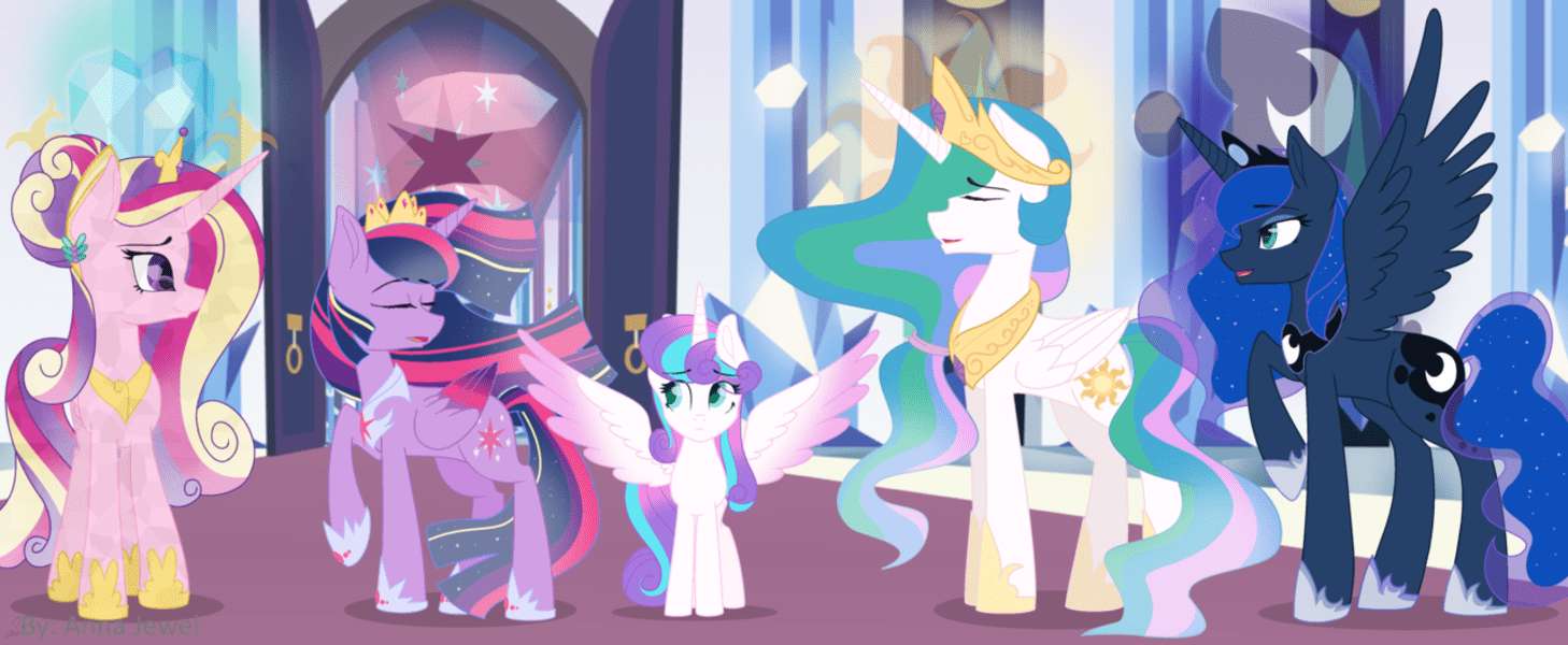 The Princesses of Equestria jigsaw puzzle online