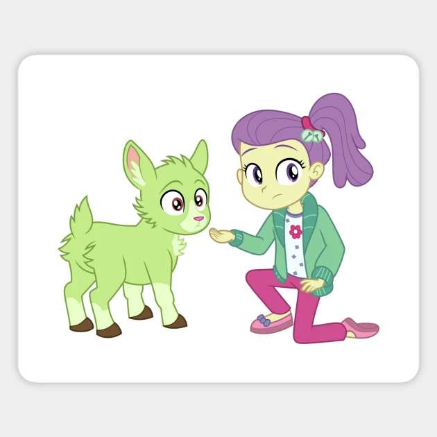 Ninfea che accarezza una capra 2 - Equestria Girls - Magn puzzle online