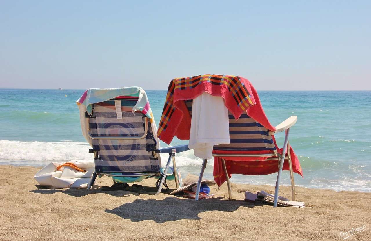 Playa, Arena, Disfruta. - rompecabezas en línea