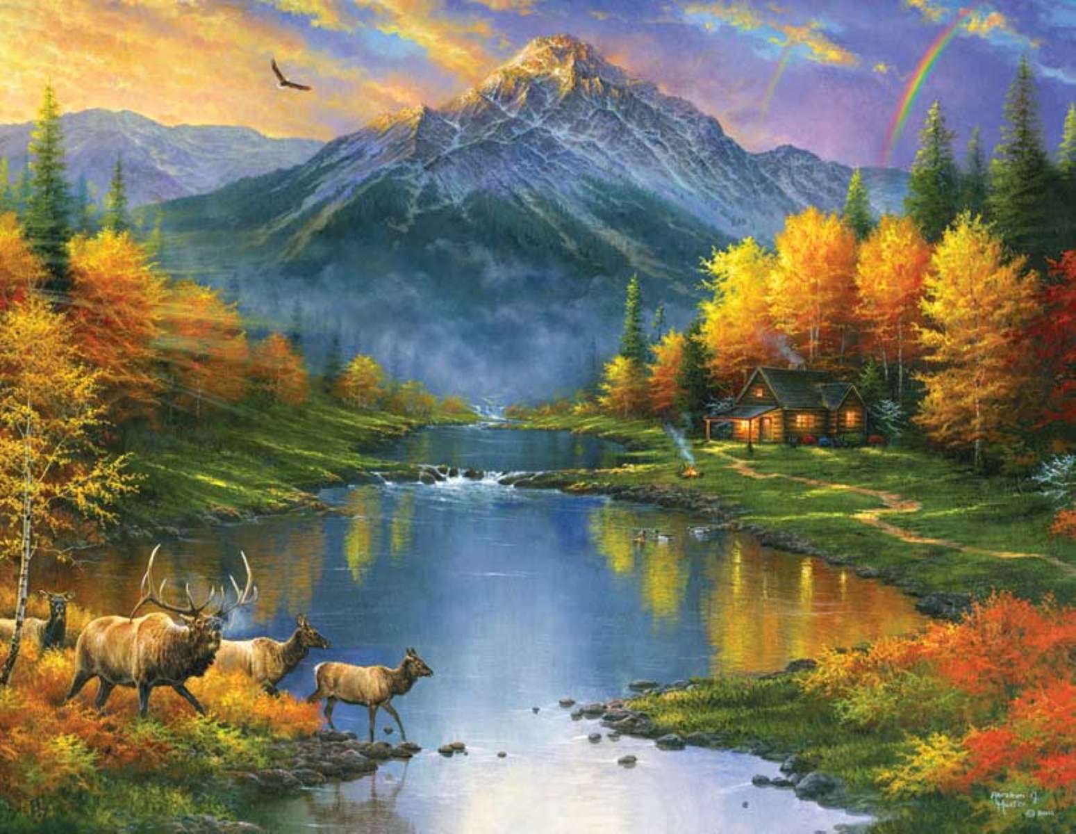 Berglandschaft Puzzlespiel online