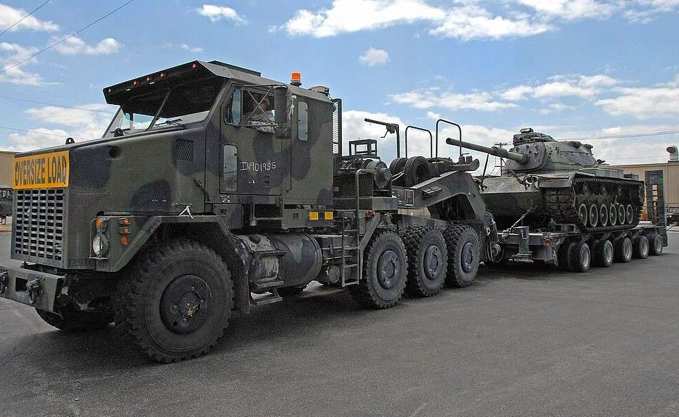 Tracteur militaire lourd américain puzzle en ligne