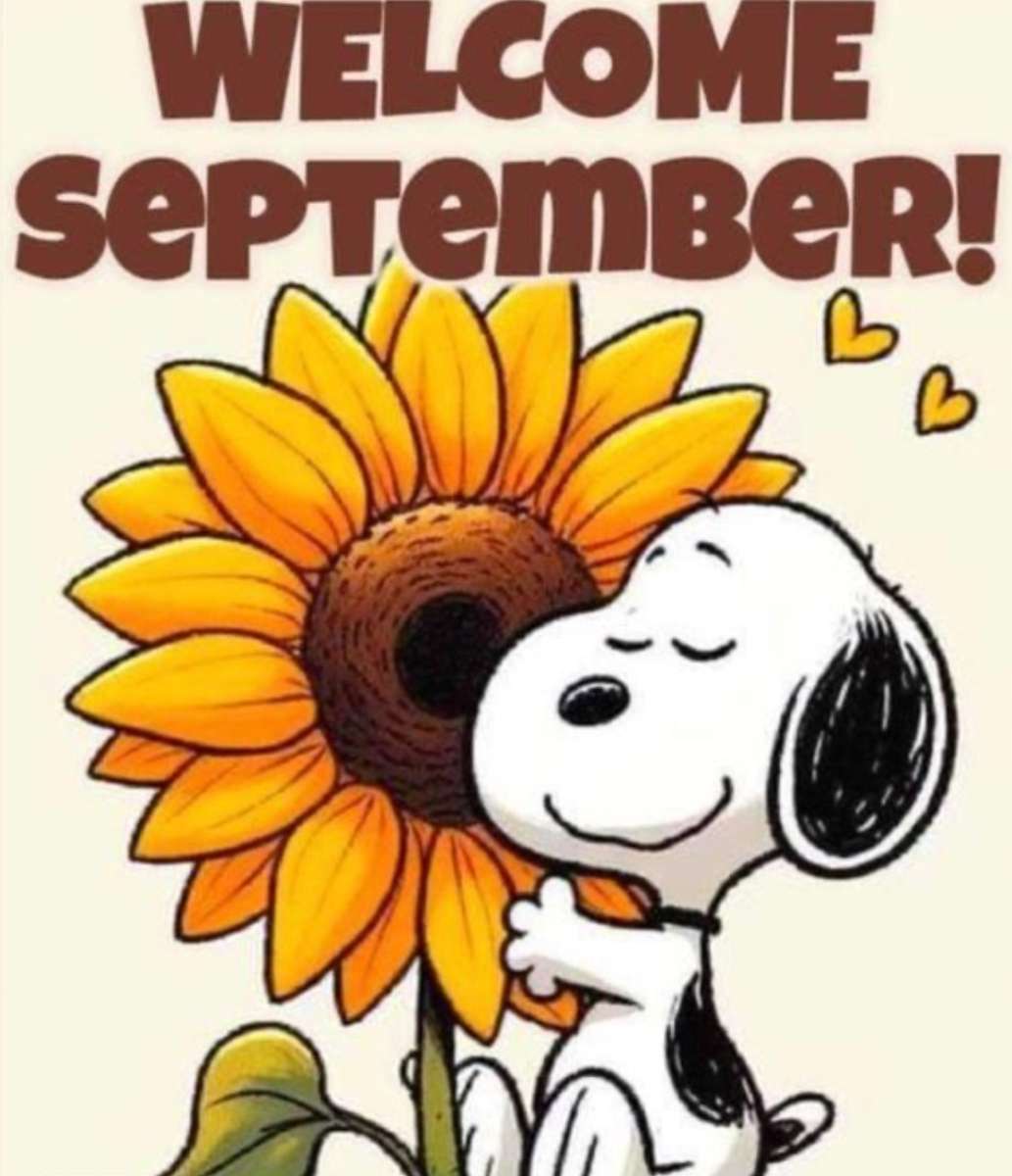 Snoopy Loves the Sunflowers jigsaw puzzle online