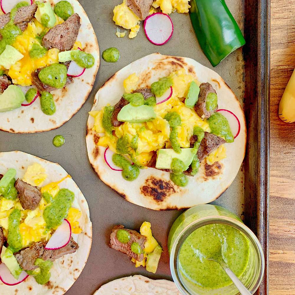 Tacos de desayuno rompecabezas en línea