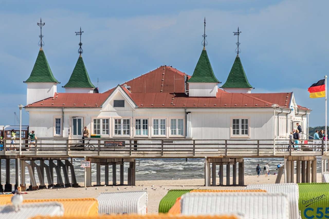 Pier, Ahlbeck, Γερμανία. online παζλ