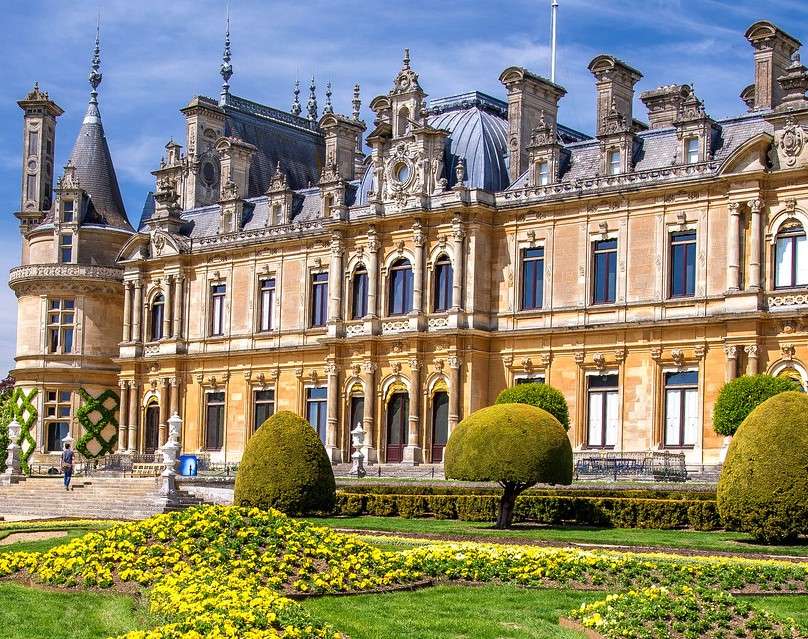 Manoir de Waddesdon dans le Buckinghamshire puzzle en ligne