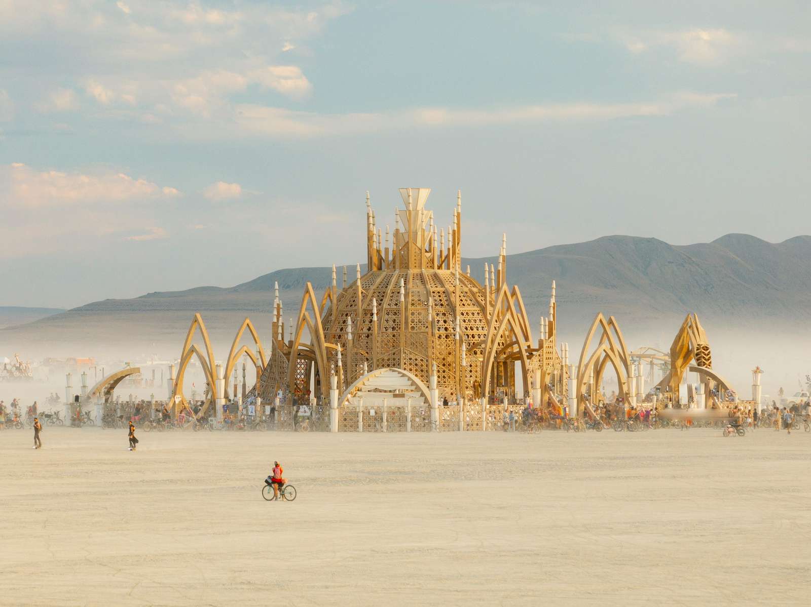 Burning Man, Nevadas öken, USA pussel på nätet