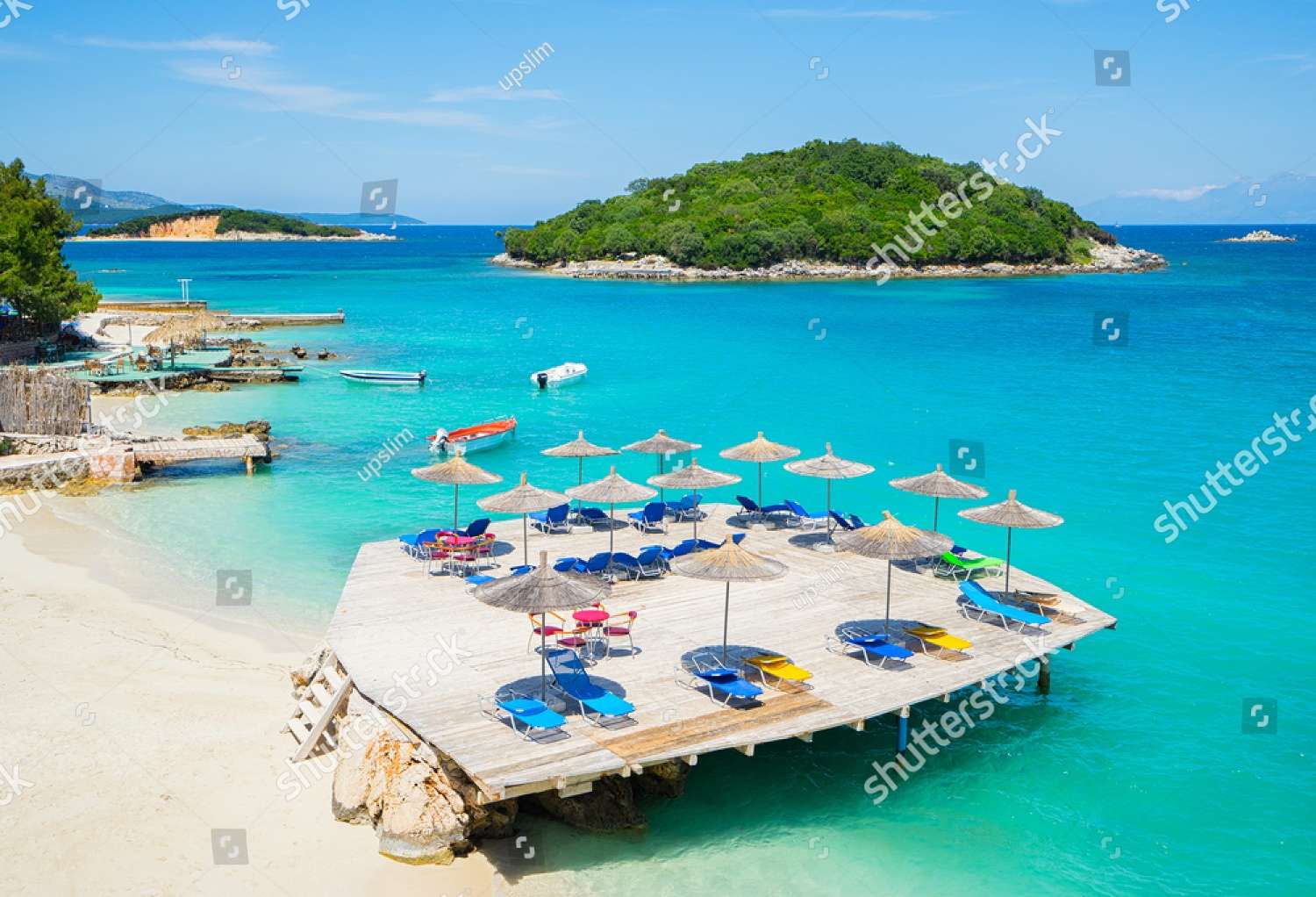 Ksamil Beach, Albania online puzzle