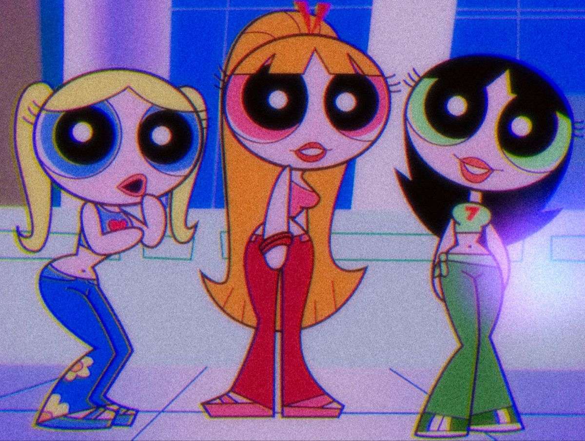 90-tal Powerpuff Girls Teen pussel på nätet