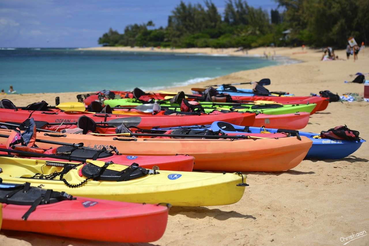 Kayaking, Boat, Sports, Water. jigsaw puzzle online