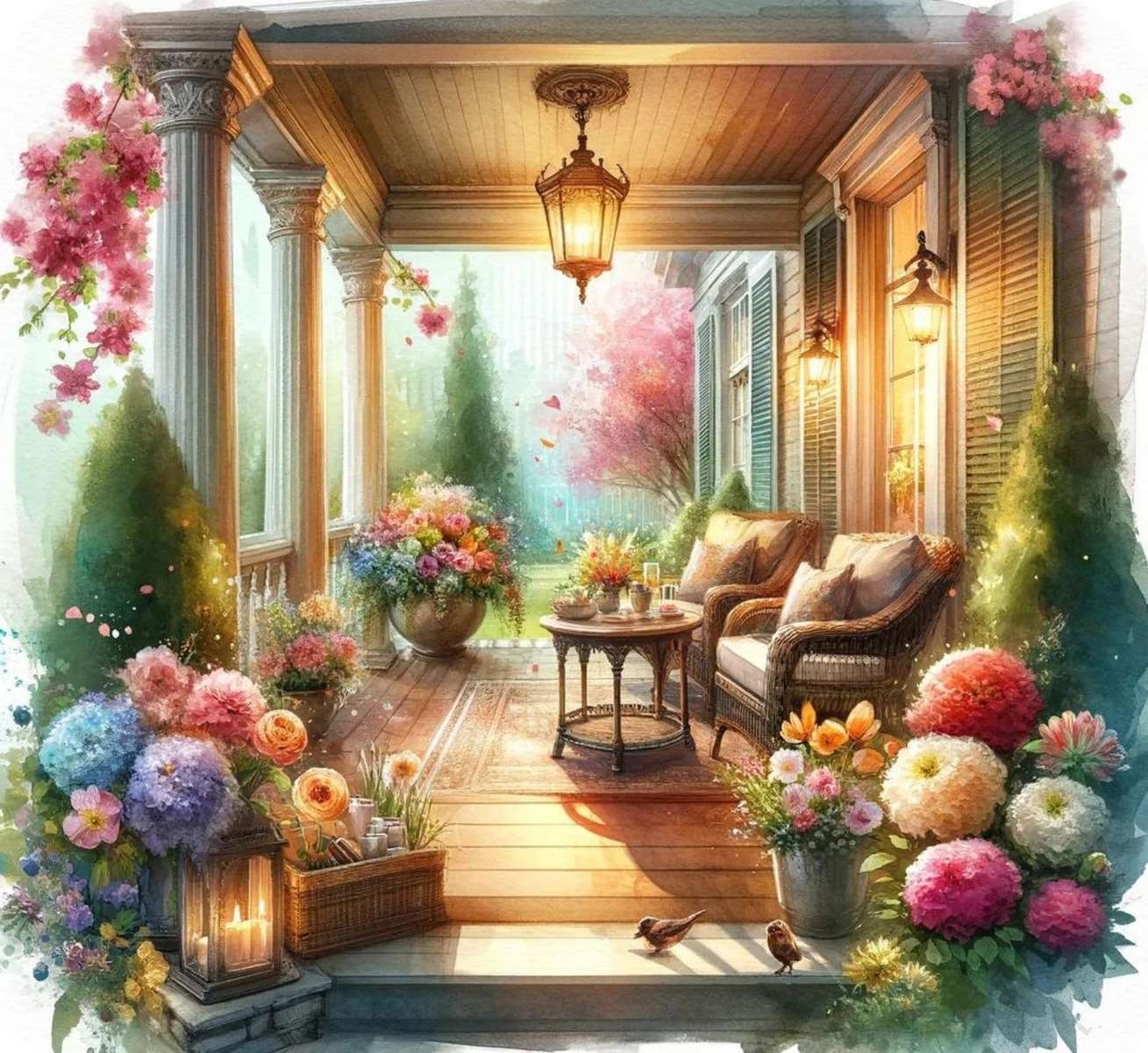 Spring Porch jigsaw puzzle online