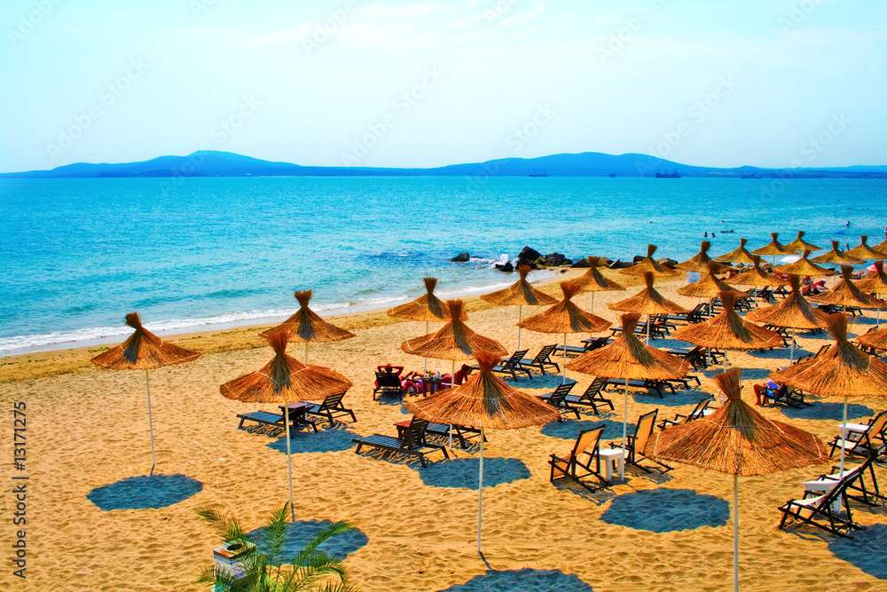 Spiaggia soleggiata, Bulgaria puzzle online