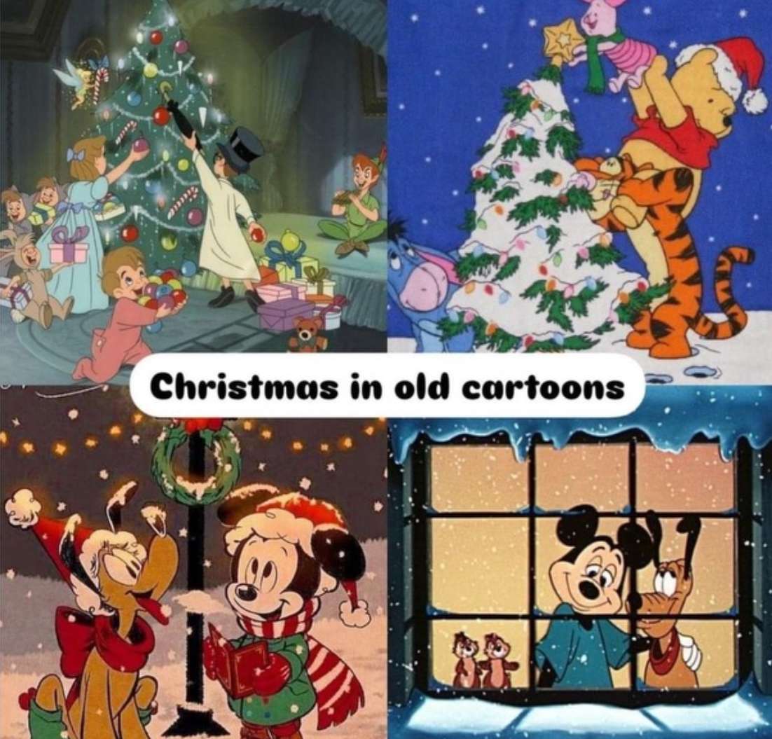 Disney viert Kerstmis legpuzzel online