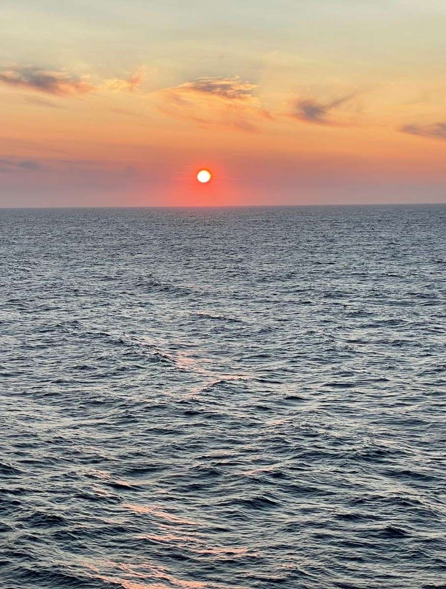 Zonsondergang op de Noordzee legpuzzel online