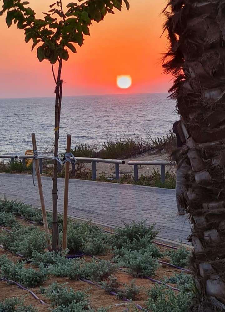 pôr do sol mar Mediterrâneo quebra-cabeças online