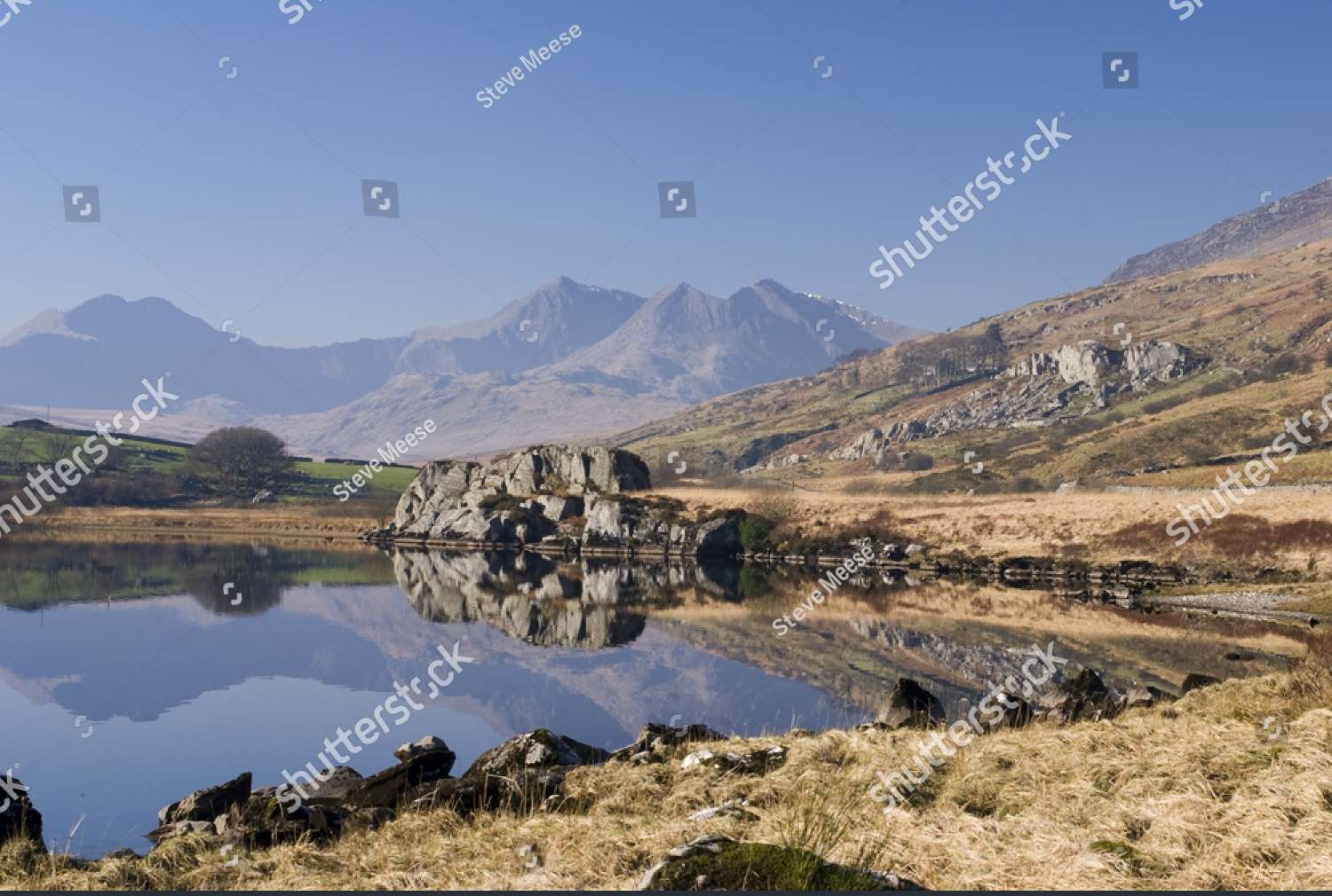 Λίμνη Llynnau, Ουαλία Ηνωμένο Βασίλειο online παζλ