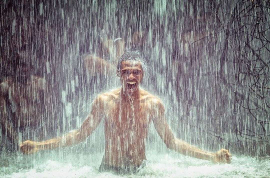 Ducha de lluvia rompecabezas en línea