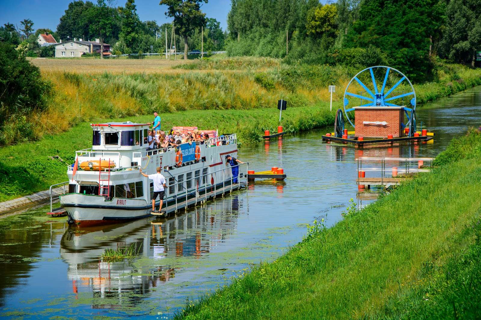 Sikló az Elbląg-csatornán kirakós online