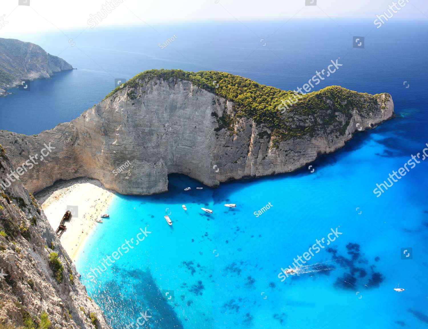 Costa, Zakynthos, Grécia puzzle online