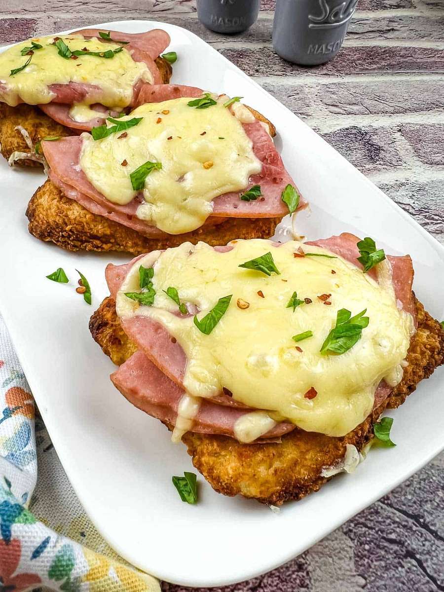 Poulet Cordon Bleu à la friteuse à air puzzle en ligne