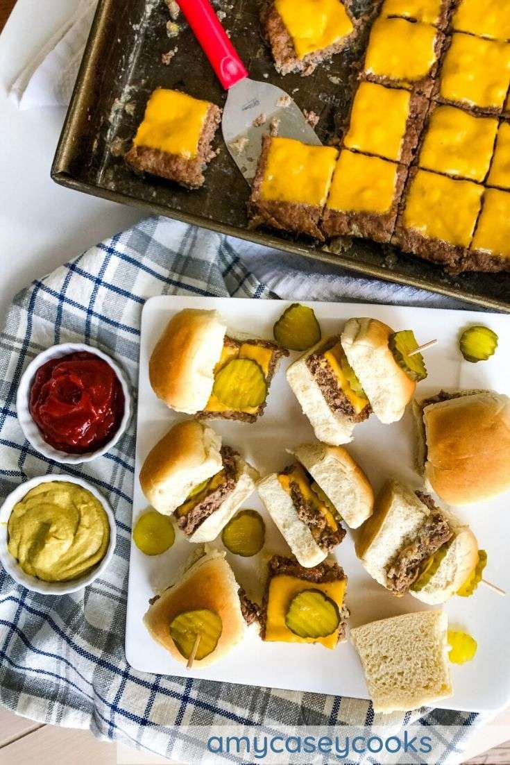 Sheet Pan Burger Sliders puzzle online