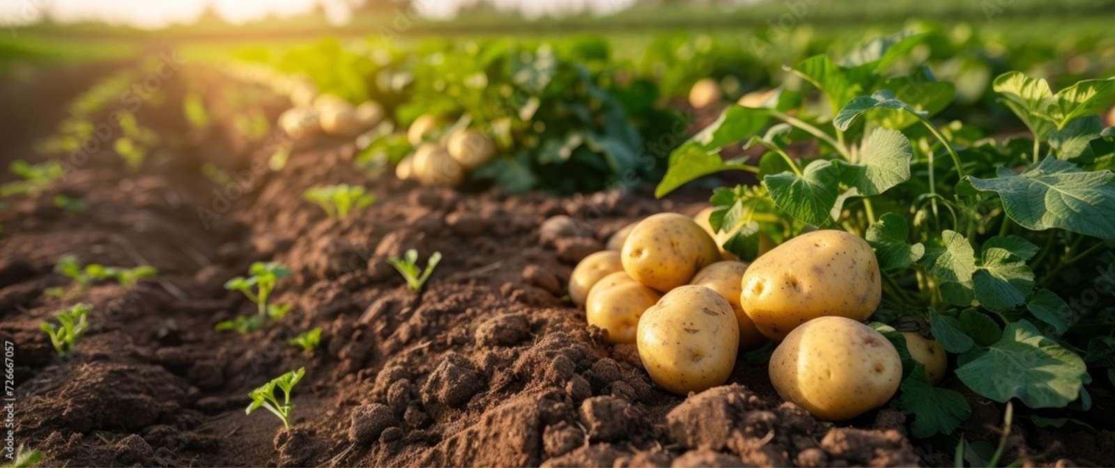 Potatoes In The Field jigsaw puzzle online