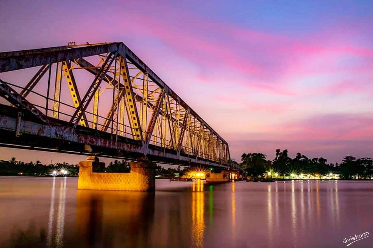 橋、川 ジグソーパズルオンライン