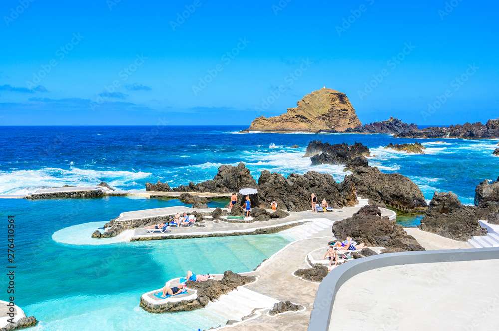 Natural Pool on the Bay of Madeira Island jigsaw puzzle online