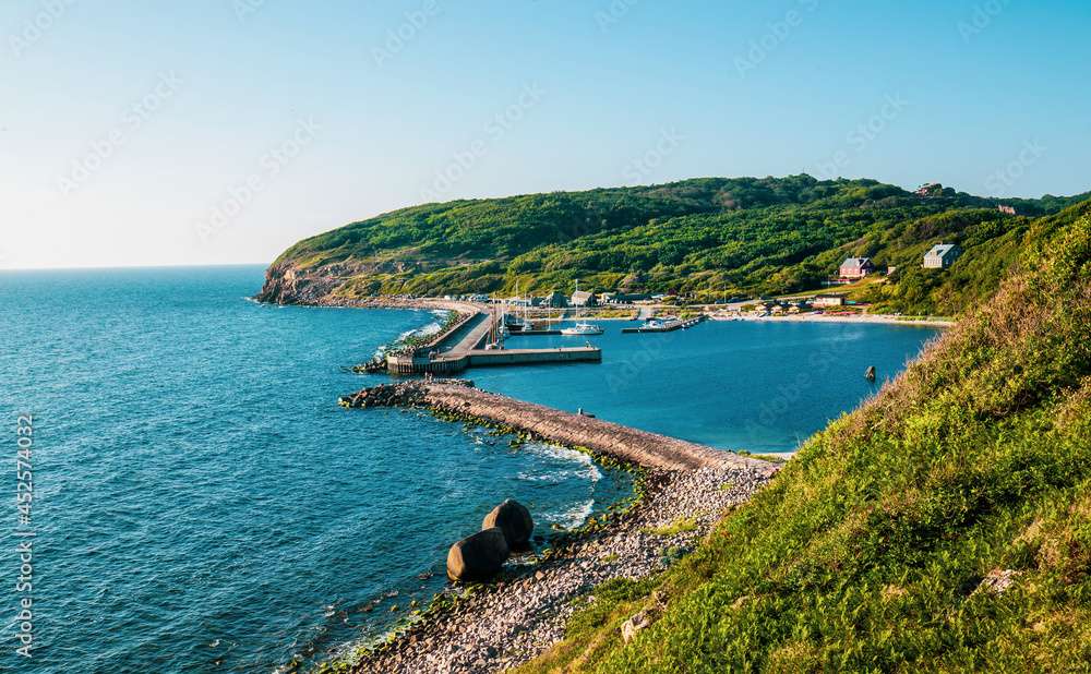 Costa de la isla de Bornholm, Dinamarca rompecabezas en línea