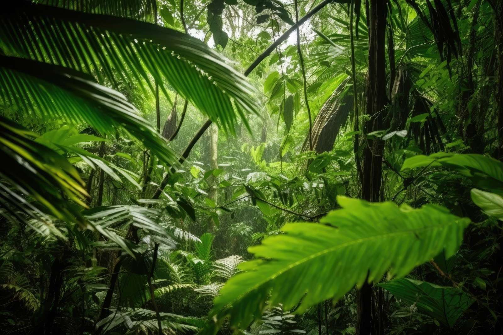 Bosque tropical rompecabezas en línea