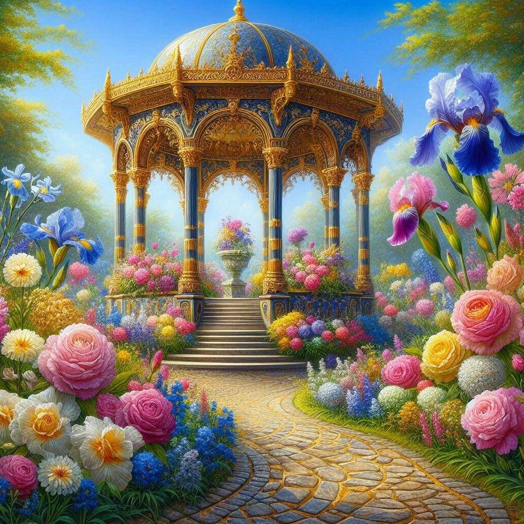 Gazebo puzzle online puzzle