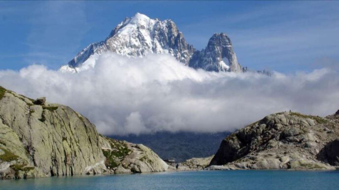 Mount Blanc, η υψηλότερη κορυφή στην Ευρώπη, Γαλλία online παζλ