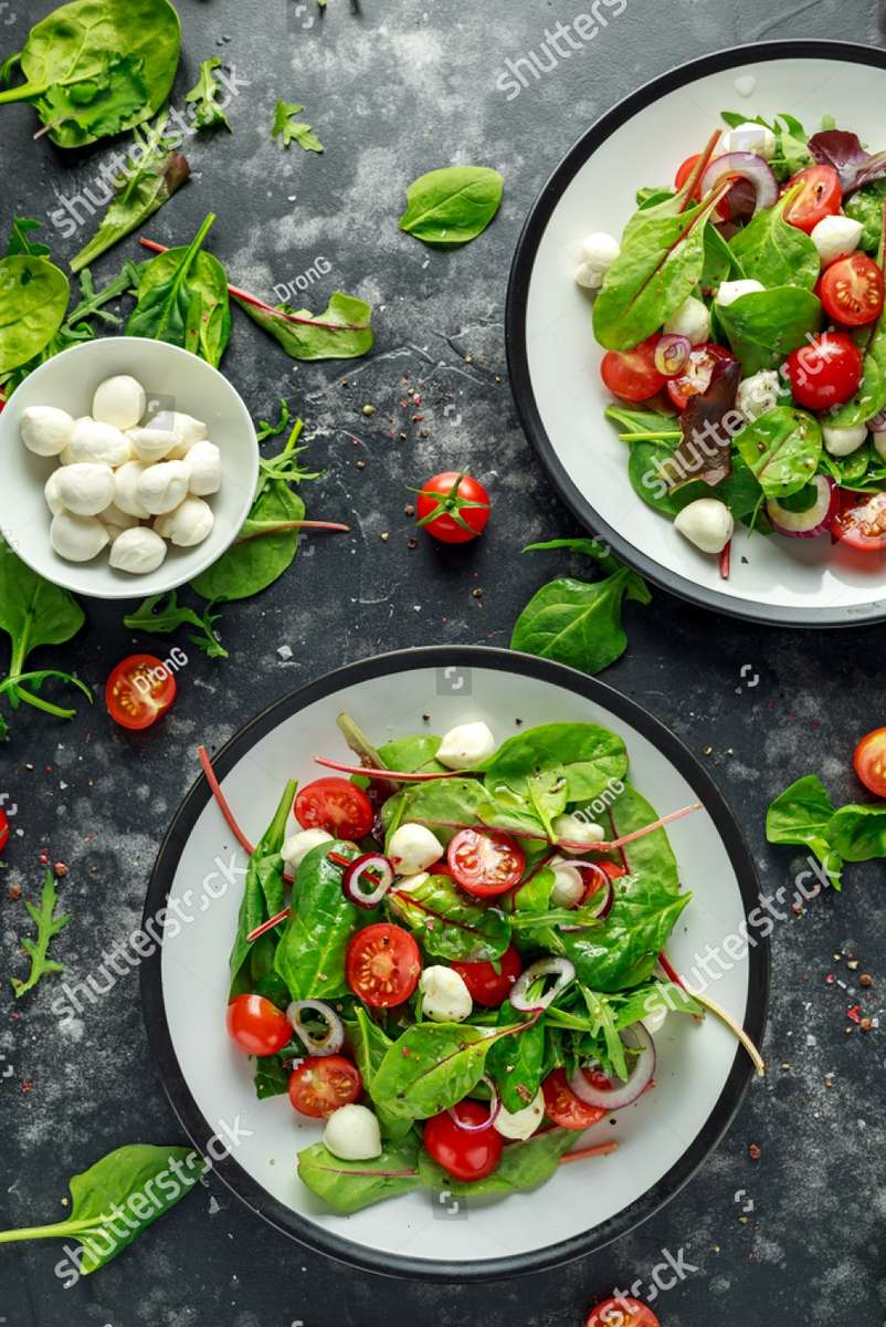 Salade mozzarella puzzle en ligne