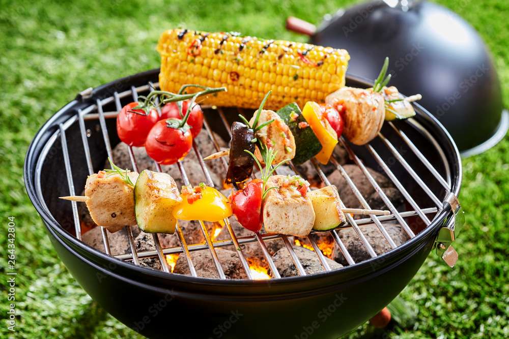 Essen auf dem Grill Online-Puzzle