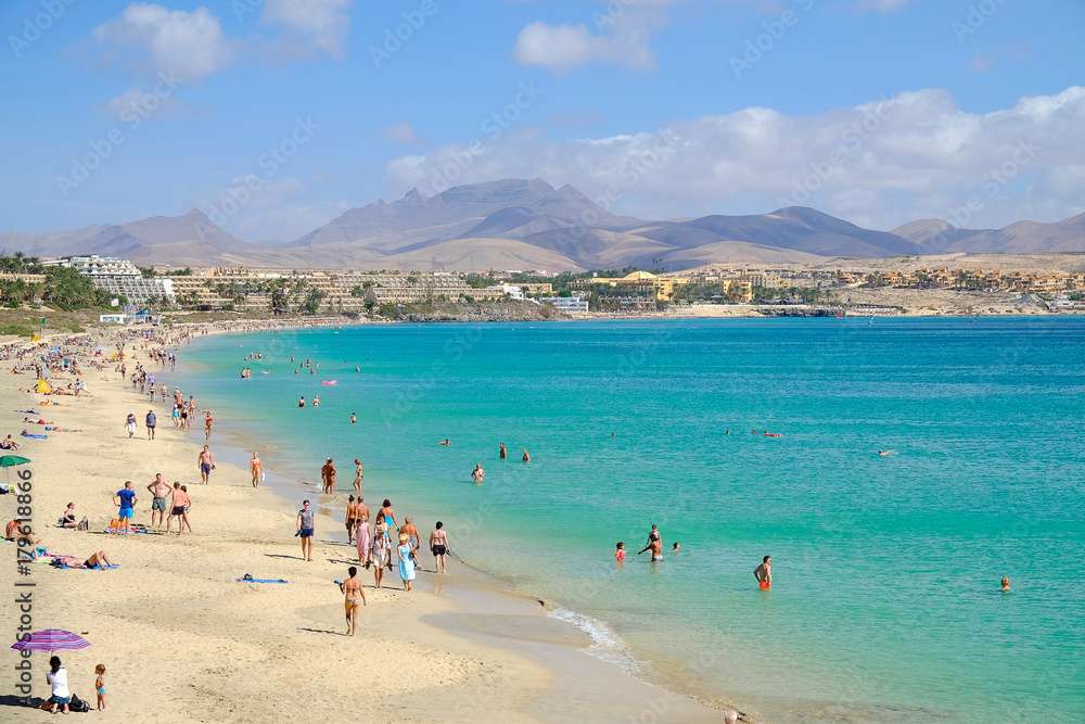 Fuerteventura-stranden, Kanarieöarna pussel på nätet