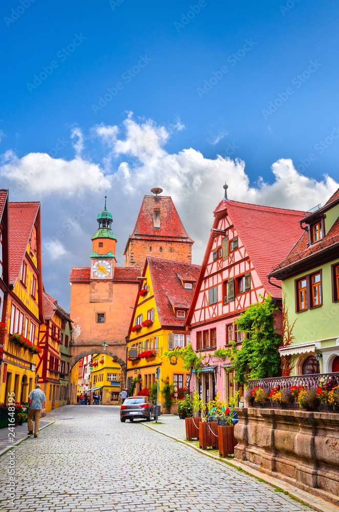 Rothenburg, Bayern, Deutschland Online-Puzzle