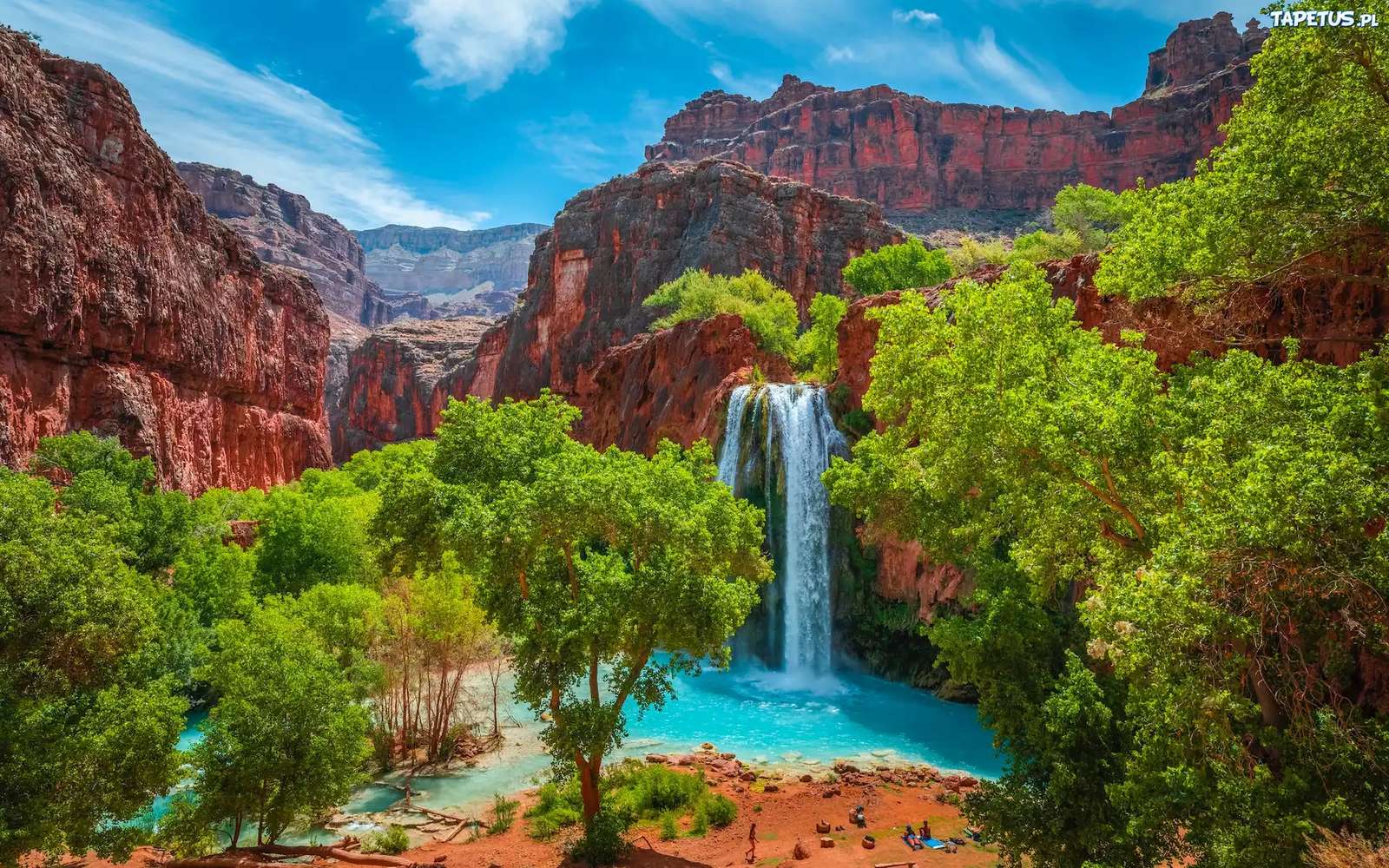 Cascate Havasu, Arizona, Stati Uniti puzzle online