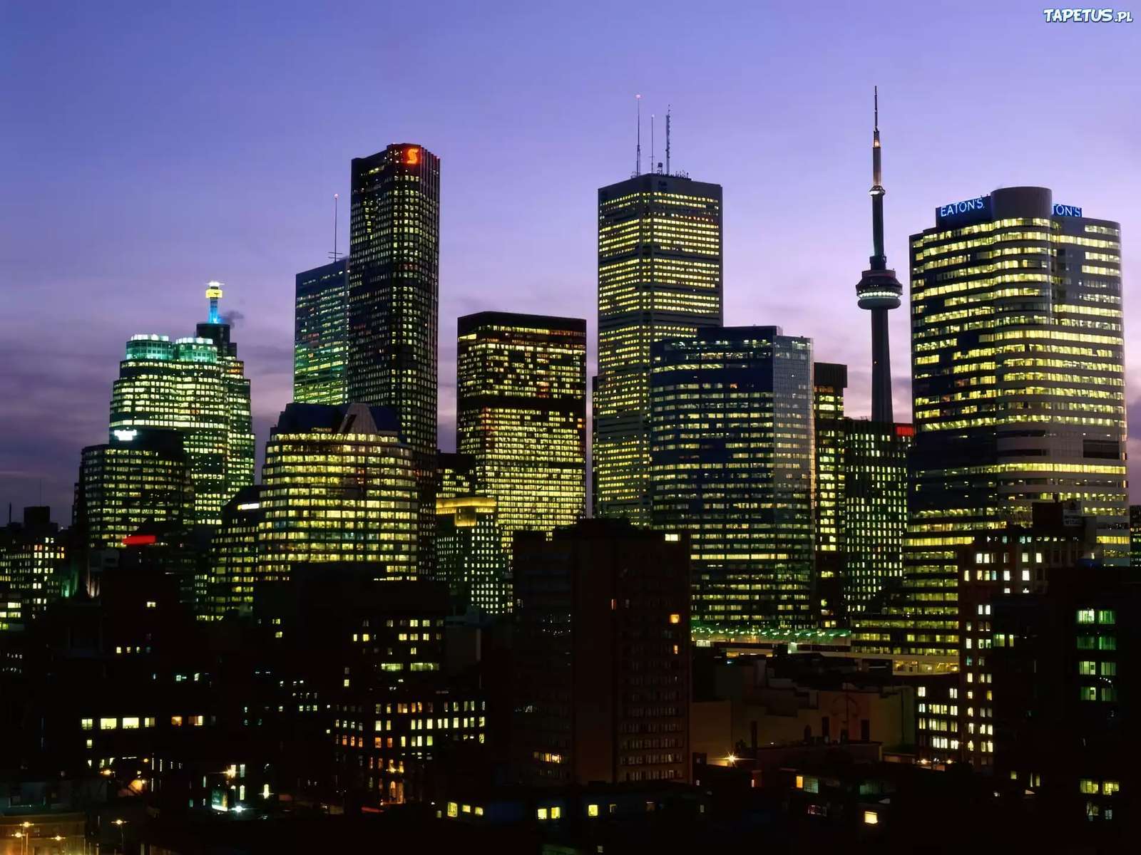 Toronto au crépuscule, Canada puzzle en ligne